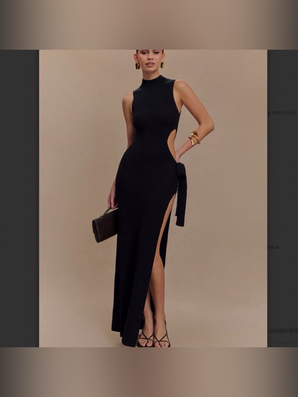 Meshki Black Dress